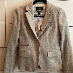J. crew wool tweed blazer size 0